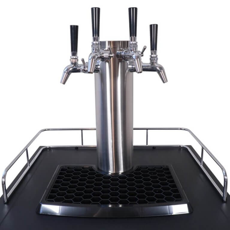 Kegerator Kegland X m/3 haner og plads til 4 19 L Corny Keg Land X